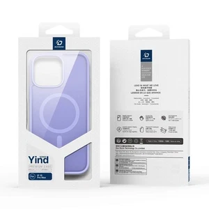 DuxDucis - Custodia Magsafe - Serie Yind - per iPhone 15 Pro Max - Viola chiaro - Foto 1 di 9