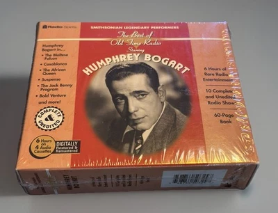 Best of Humphrey Bogart Old Time Radio Spirits Audio Tapes 6 Hour✨Excellent ✨ - Image 1 of 2