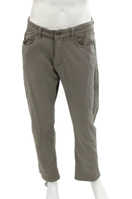 DL1961 Mens Zipper Fly Russel Slim Straight Pants Gray Cotton Size 34x34 - Image 1 of 4
