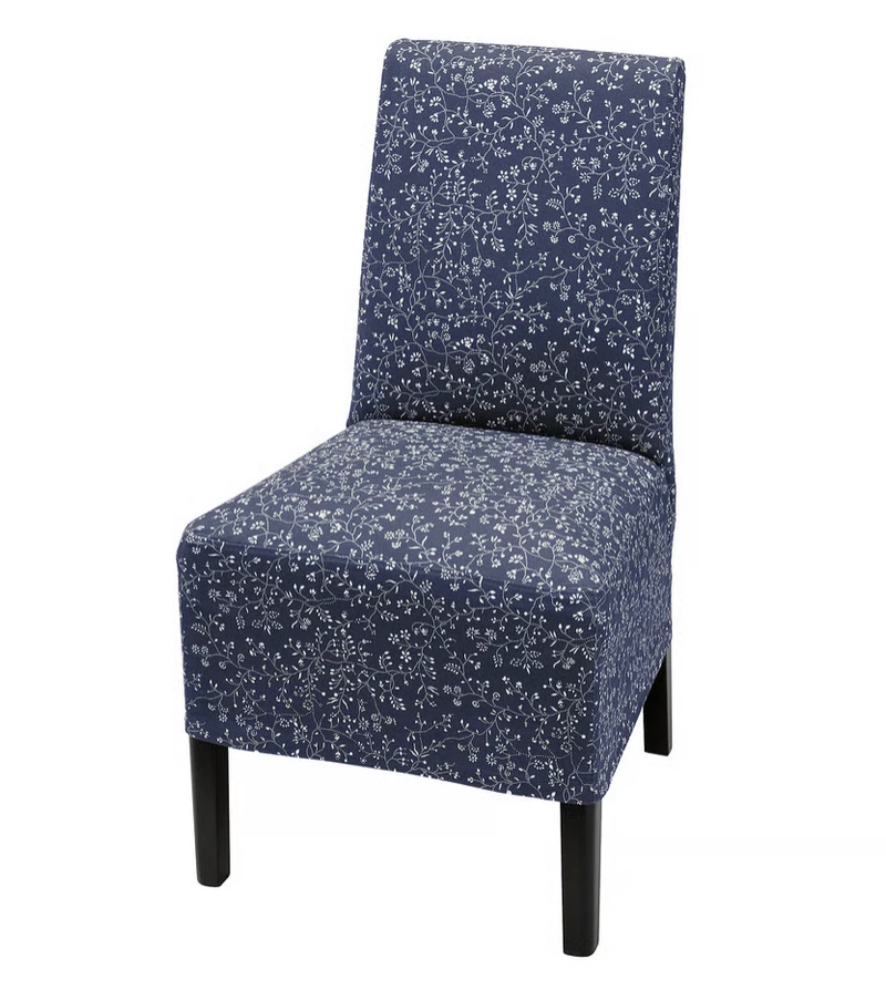 IKEA Bergmund Stuhl Schonbezug - mittellang - Ryrane dunkelblau - offener Karton - Bild 1 von 4