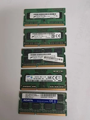5 Micron & mixed latop  4GB PC3L-12800S DDR3 Memory - Image 1 of 2