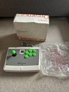 Sega Dreamcast Official HKT-7300 Arcade Stick Fight Stick Boxed Japanese NTSC-J - Picture 1 of 15