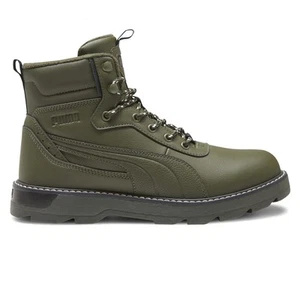 PUMA Desierto V3 Round Toe Lace Up Mens Green Casual Boots 39262602 - Picture 1 of 6