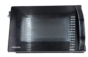 PORTA COMPLETA NERA (12270000B52343) PER MICROONDE TOSHIBA MW-MG20P (BK) - Imagen 1 de 6