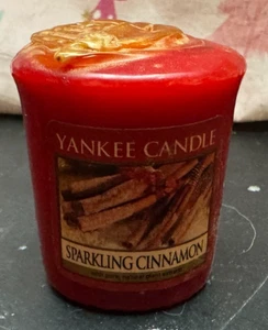 Yankee Candle Sparkling Cinnamon 1,75oz Classics Votive Sampler Weihnachten NEU - Bild 1 von 4