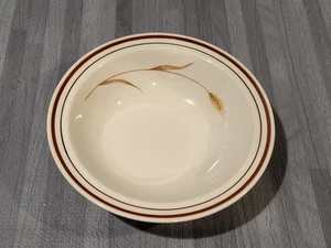 ⭐⭐⭐⭐⭐ Vintage Newcor Stoneware Wheatfield 7 1/4" Soup/Cereal Bowl Discontinued - Picture 1 of 4