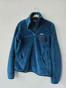 Patagonia Dark Teal Fleece Pullover Small - Picture 1 of 5