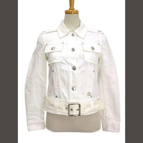 LOUIS VUITTON（LV） Louis Vuitton Giacca Denim Cintura 36 Bianco Capispalla G Jean Larghezza Spalla: