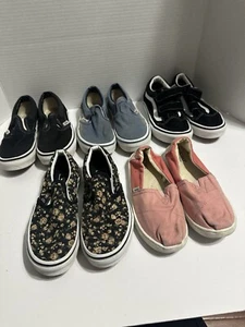 Vans And One Pair Of Tom’s Lot All Size 1. - Picture 1 of 20