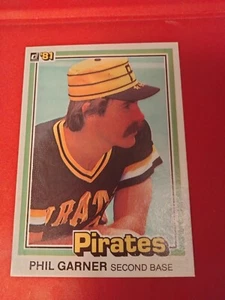 1981 Donruss Phil Garner #372 Pittsburgh Pirates Baseballkarte - Bild 1 von 2