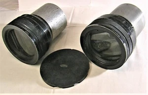 Mega Raras 2 Piezas Lentes Antiguas DE COLECCIÓN SOVIÉTICAS Del Proyector de Cine Rusa URSS - Imagen 1 de 8