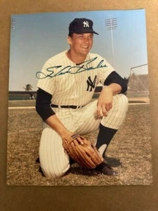 Steve Barber NY Yankees Autographed Signed 8x10 Photo with COA - Picture 1 of 1
