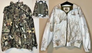 Herters 2-in-1 Large Hunting Jacket Combo, Zip Attachment Mossy Oak w/Thinsulate - Picture 1 of 24
