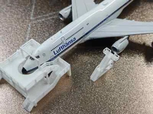 3D Printed 1/400 Aircraft Maintenance Racks Aircraft Overhaul Stands  Model - Picture 1 of 6