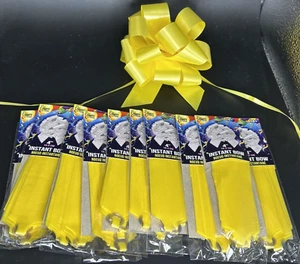Instant 4" Pull Bows Yellow 10 Pack Rubies II - Picture 1 of 5