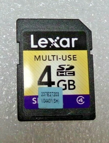 Lexar 4GB Multi-Use Secure Digital SDHC Memory Card - Image 1 of 1