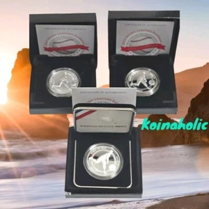 2022 Negro Leagues Baseball Proof Silver Dollar with Privy Mark, Proof And Unc - Picture 1 of 11