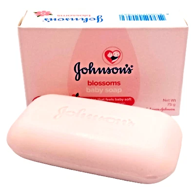 Johnson Blossom Jabón Bebé 75g*4 para Piel Que Se Siente Bebé Suave Suave Hidratante Foto 1 de 4
