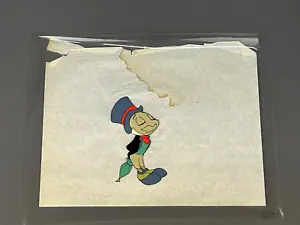 Original Walt Disney Pinocchio JIMINY CRICKET Production Animation Cel Umbrella - Picture 1 of 9