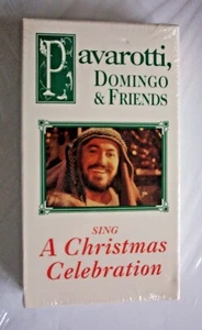 PAVAROTTI, DOMINGO & FRIENDS SING A CHRISTMAS CELEBRATION 1992 VHS - SEALED -NEW - Picture 1 of 2