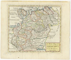 Antique Map of West Russia by Senex (1741) - Picture 1 of 1