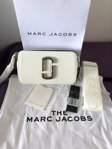 Borsa a tracolla Marc Jacobs nuova con etichetta piccola fotocamera bianca - Foto 1 di 8