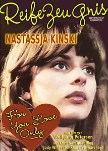 Nastassja Kinski FOR YOUR LOVE ONLY (1977) REIFEZEUGNIS w/English subtitles - Imagen 1 de 2