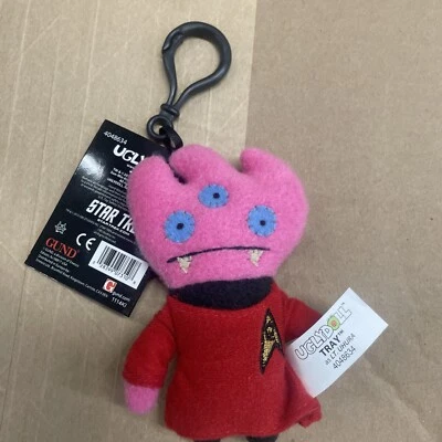 Star Trek Uglydoll Bandeja Teniente Uhura Monstruo Llave Clip 3.5” Peluche Gund Foto 1 de 2