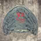 90s Light Wash Levi’s 501 Embroidered Denim Jacket XL X93