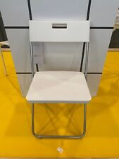 IKEA GUNDE Folding chair, white,60217799, indoor/outdoor Brand new