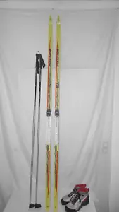 FISCHER " SL SUPERLIGHT " TOP LANGLAUFSKI 210 CM + LANGLAUFSCHUHE GR: 44 IM SET - Bild 1 von 6