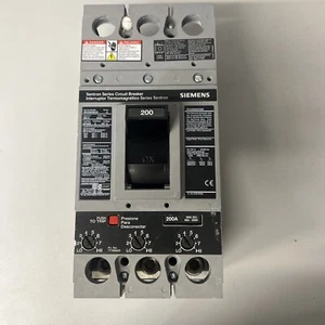 Siemens HFXD63B200 600V 65kAIC @ 480V 200A 3-Pole Circuit Breaker - Picture 1 of 3