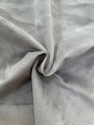 Charcoal Grey Velvet fabric  57'' length  by the Bulk 55 yards - Image 1 of 3
