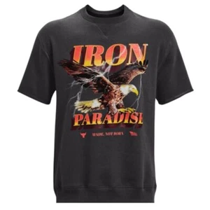 Under Armour Men's Size L Project Rock Cut Off Iron Paradise Sweatshirt - Picture 1 of 9