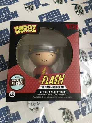 Figura de acción de vinilo Funko DORBZ The Flash Edad de Oro #182 [DO09] Foto 1 de 4
