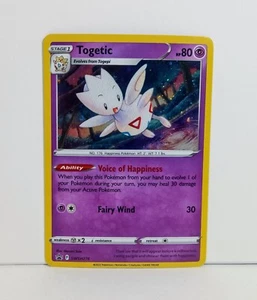 Togetic Pokemon TCG Sword & Shield Promo Card SWSH276 2022 Holo - Picture 1 of 3
