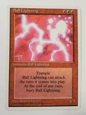 Magic the Gathering Ball Lightning 4th Edition NM