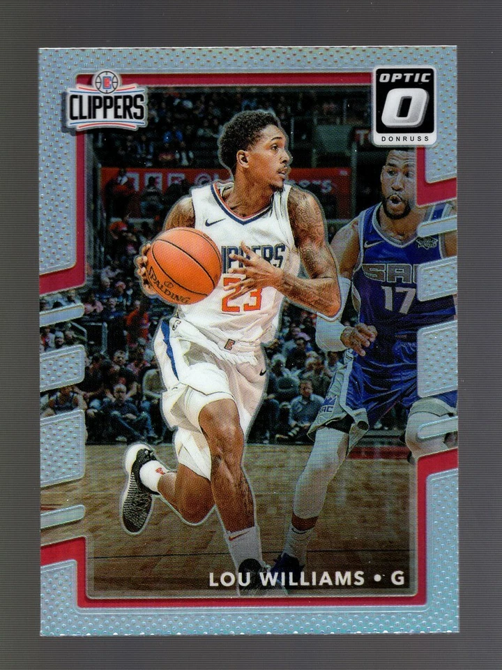 2017-18 OPTIC SILVER HOLO PRIZM #65 LOU WILLIAMS LOS ANGELES CLIPPERS - Image 1 of 1