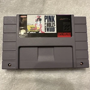 Pink Goes To Hollywood (Super Nintendo SNES) Erstbesitz - Bild 1 von 5