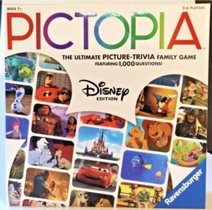 Pictopia: Disney Edition Trivia Board Game Family 1000+ Questions NEW SEALED - Picture 1 of 3