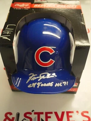 FERGIE JENKINS SIGNED RAWLINGS MINI HELMET 71 CY YOUNG BAS BECKETT WITNESSED COA - Image 1 of 2