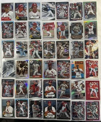 2020-2025 St. Louis CARDINALS - Baseball Card Lot OF 186!! LIST IN DESCRIPTION!! - Image 1 of 2