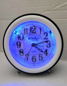 Design Innovative Functional Alarm Clock Set Motion Active Glow Light Battery Op - Picture 1 of 8