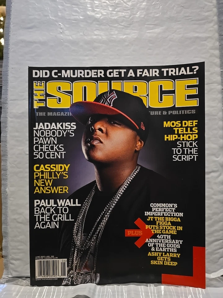 THE SOURCE MAGAZINE Jadakiss 50 Beef Cassidy Paul Wall Mos Def JUNE 2005 NO 188 - Image 1 of 1