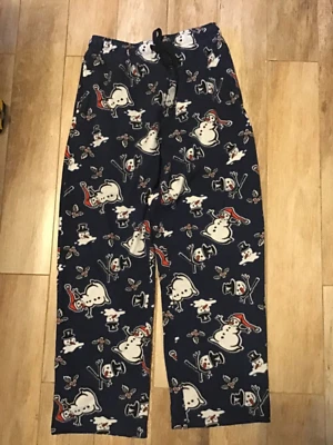 Men’s Fruit of the Loom Snowman Christmas Fleece Lounge Pajama Sleep Pants Med — 第 1/4 张图片