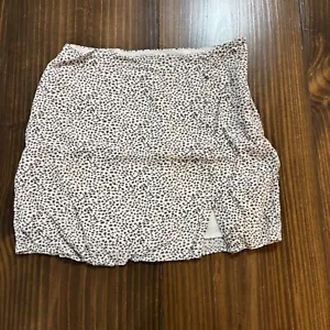 ๐ Abercrombie & Fitch Leopard Mini Skirt Size S Y2K Chic - Picture 1 of 7