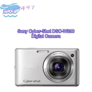 Sony Cyber-Shot DSC-W390 Digital Camera 14.1 MP 5x Optical Zoom AF Lock Silver - Picture 1 of 6