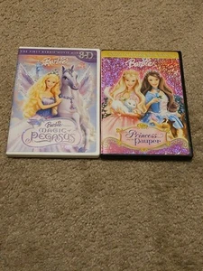 Barbie DVD SET-Princess And The Pauper, Magic Pegasus - Picture 1 of 5