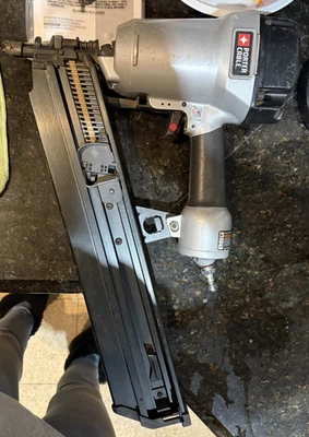 PORTER-CABLE FR350A 3-1/2” Cabeza Redonda Enmarcado Pistola Clavadora Probada ¡Funciona!! Foto 1 de 4