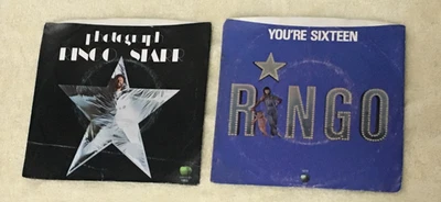 LOT 2 Ringo Starr 45 RPM You're Sixteen & Photograph  BOTH With Picture Sleeve - Imagem 1 de 4